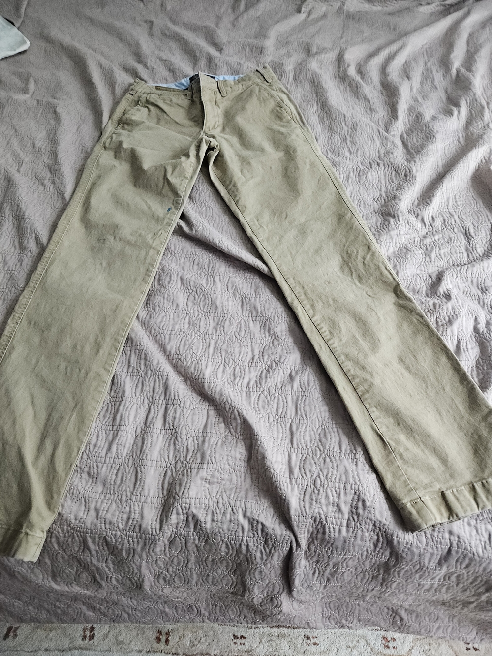 Abercrombie & Fitch Men's Tan Chino Pants